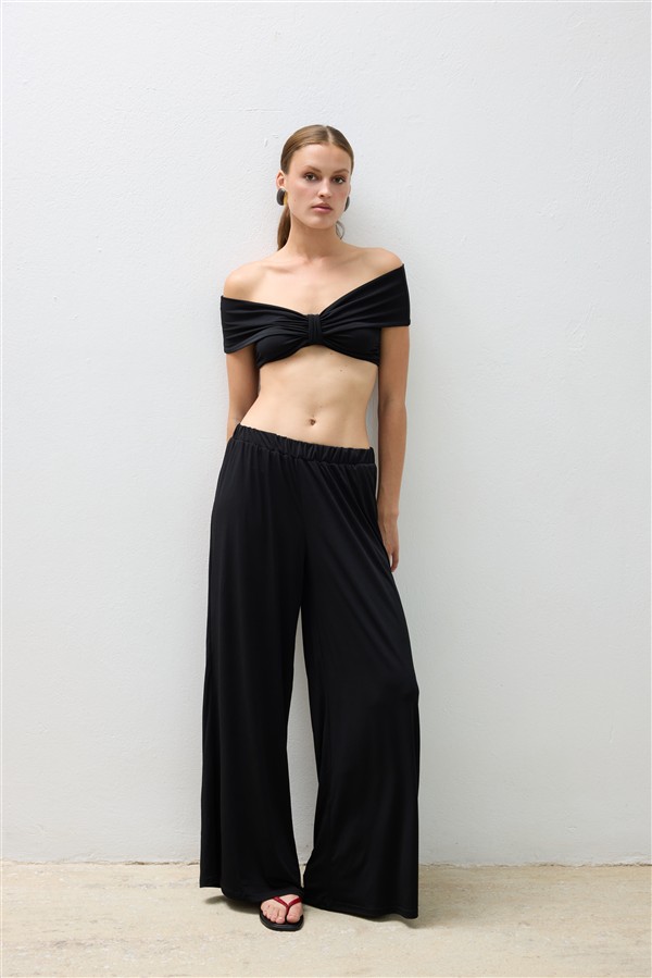 COMBOS 129 TOP OFF SHOULDER BLACK