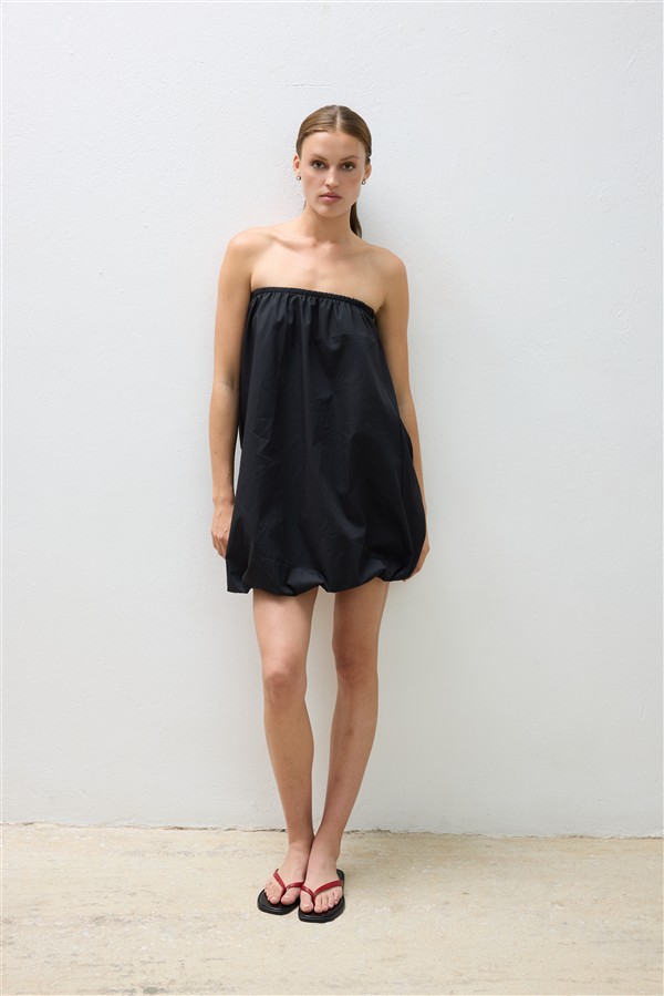 COMBOS 131 MINI DRESS BALLOON BLACK