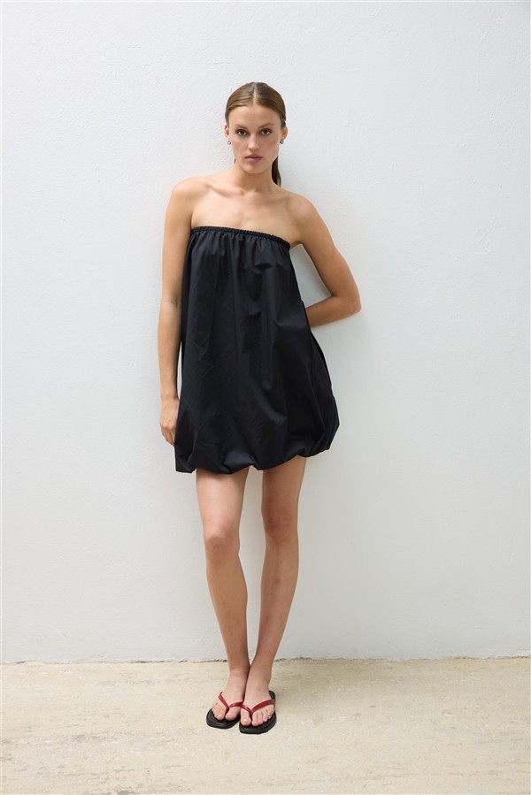 COMBOS 131 MINI DRESS BALLOON BLACK