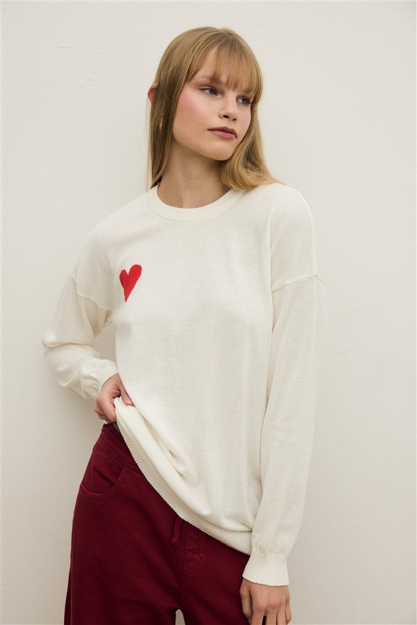 COMBOS 137 SINGLE HEART BLOUSE
