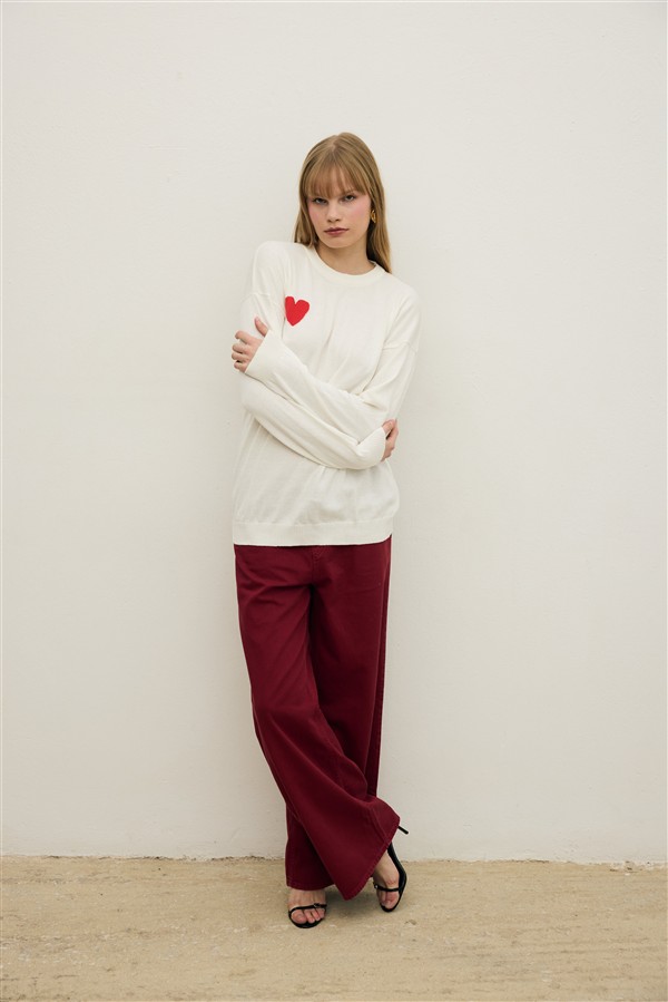 COMBOS 137 SINGLE HEART BLOUSE
