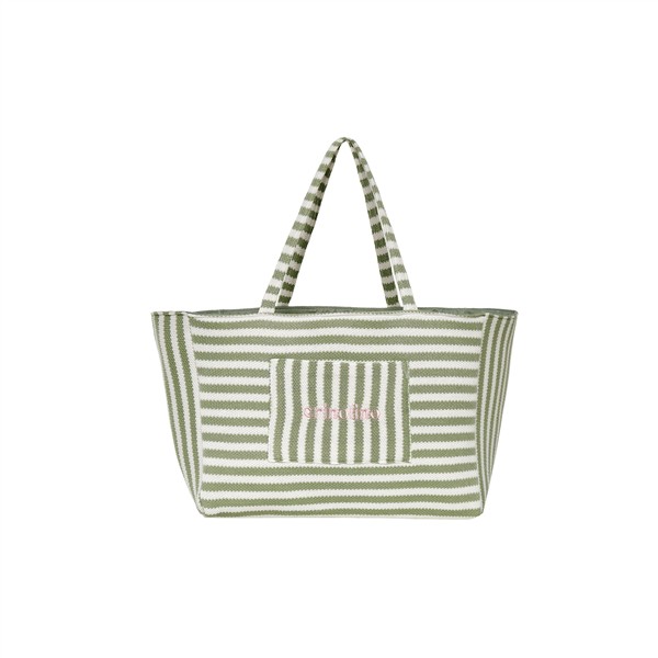 CRINOLINO MINT STRIPED WEEKEND BAG