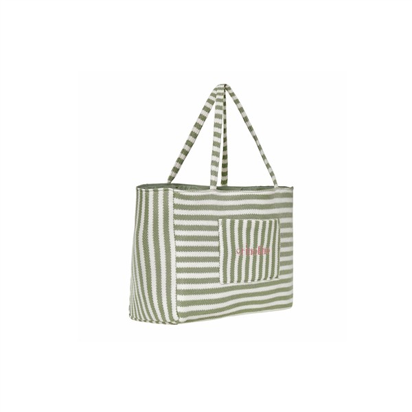 CRINOLINO MINT STRIPED WEEKEND BAG