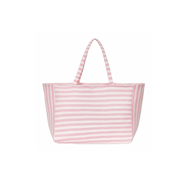 CRINOLINO PINK STRIPED WEEKEND BAG