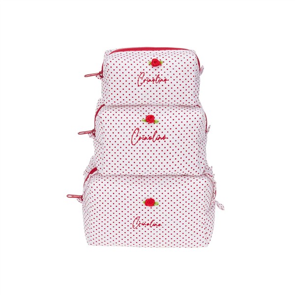 CRINOLINO RED DOTS CLASSIC MAKEUP BAG