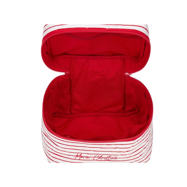 CRINOLINO RED STRIPES TRAVEL BAG