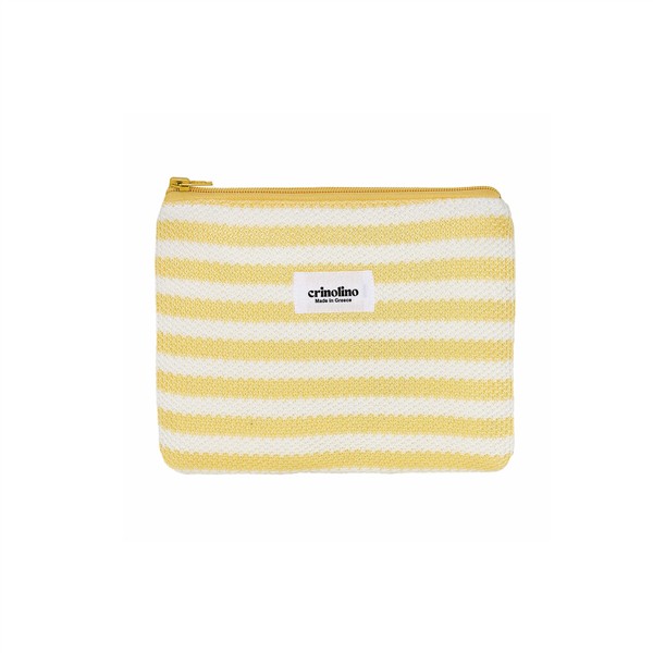 CRINOLINO YELLOW STRIPED POUCH