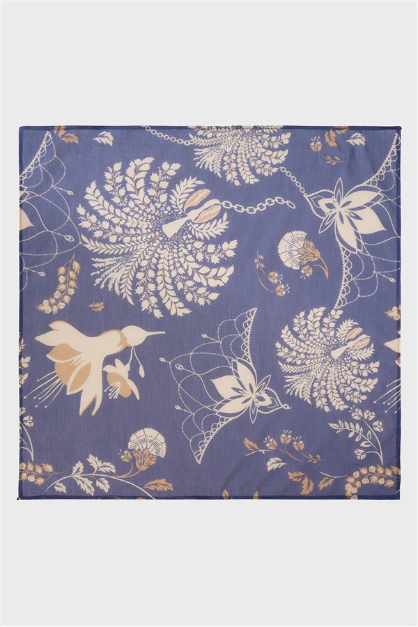 NR CUBAN SCARF BLUE
