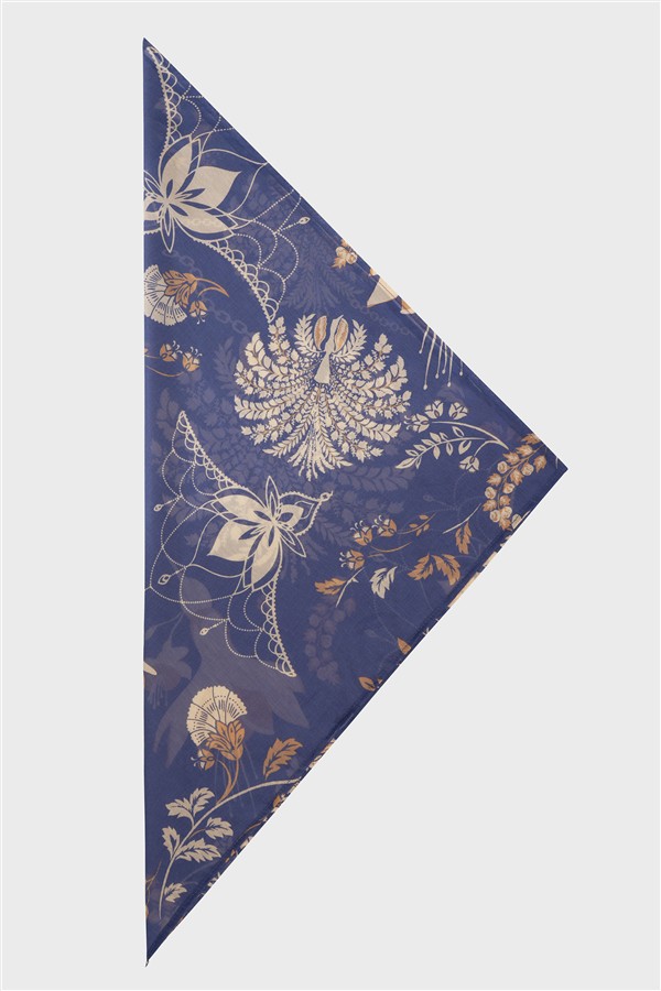 NR CUBAN SCARF BLUE