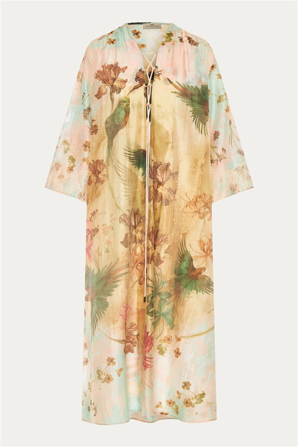 NIDODILEDA DELICATE KIMONO PRINTED