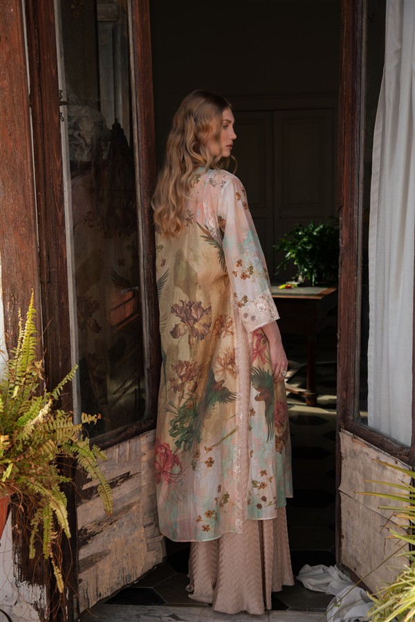 NIDODILEDA DELICATE KIMONO PRINTED
