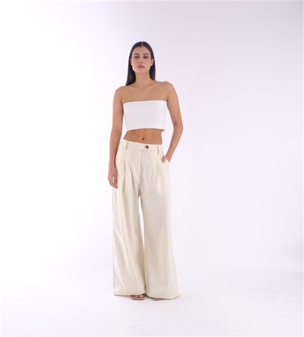 SALT AND PEPPER DIANA PANTS ECRU