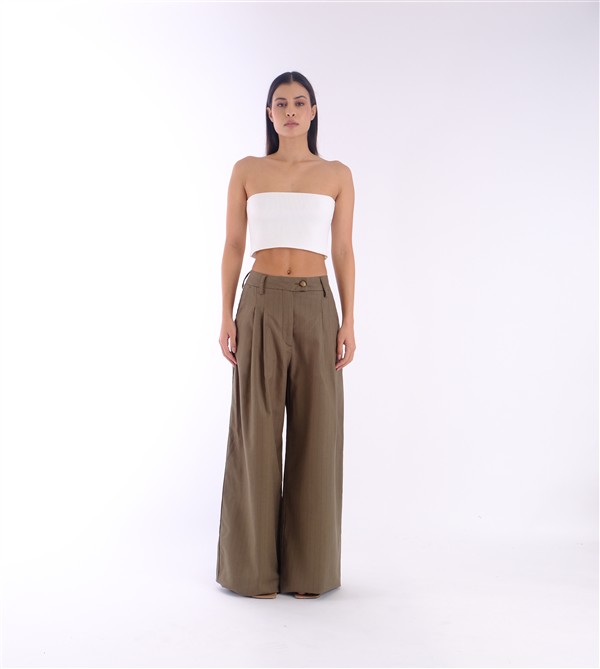 SALT AND PEPPER DIANA PANTS KHAKI