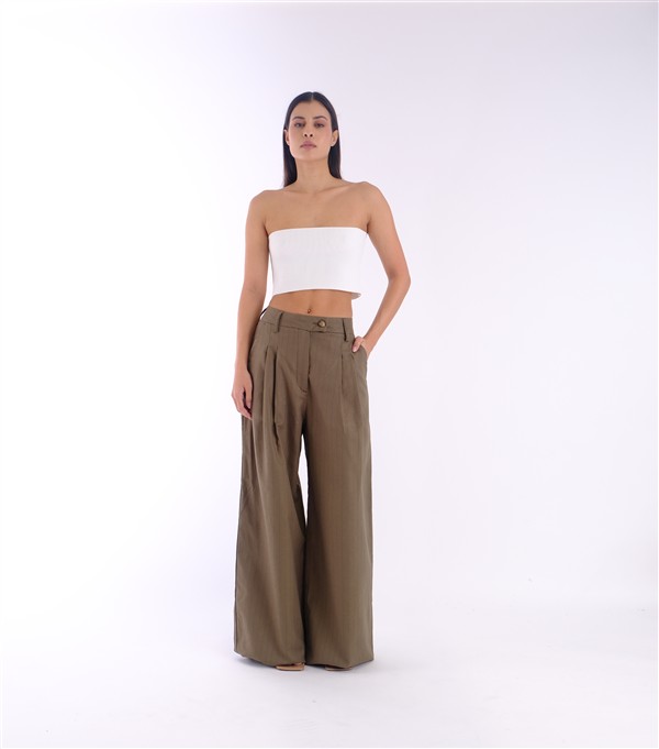 SALT AND PEPPER DIANA PANTS KHAKI