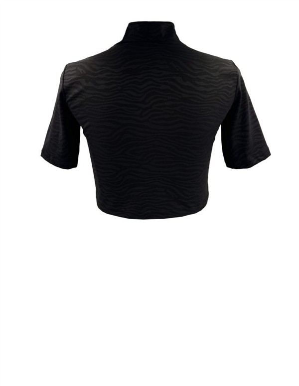 EMMA 915 ZEBRA T-SHIRT BLACK