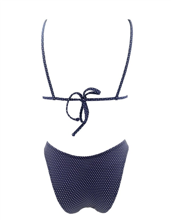 EMMA 938 POLKA BRALETTE BIKINI BLUE