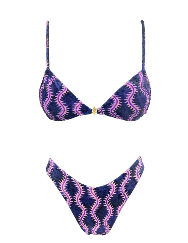 EMMA 984 SNAIL BRALETTE BIKINI MIDNIGHT REEF