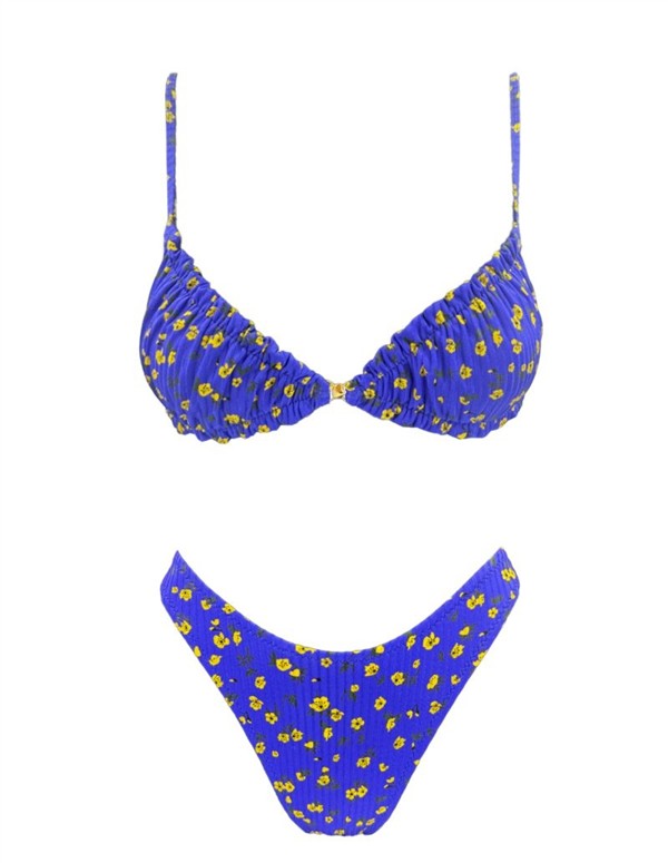 EMMA 993 BRALETTE BIKINI YELLOW BLOOM