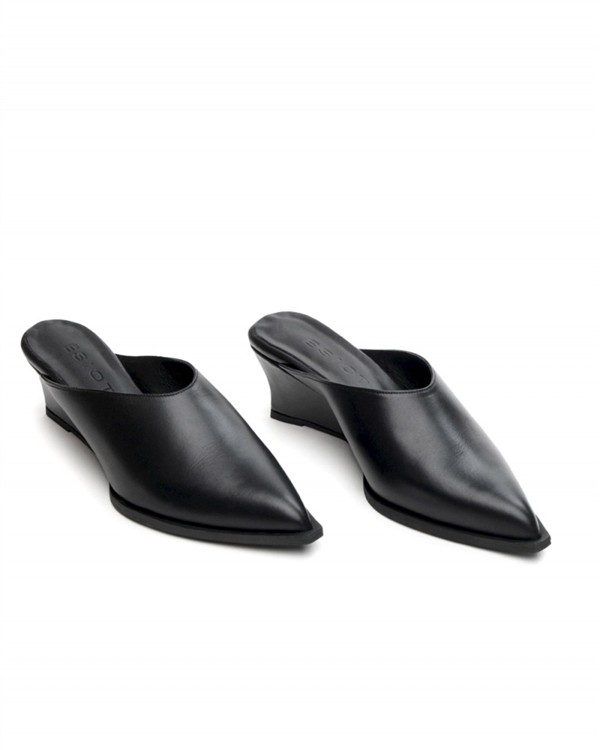 ESIOT DARIA MULES POINTED BLACK