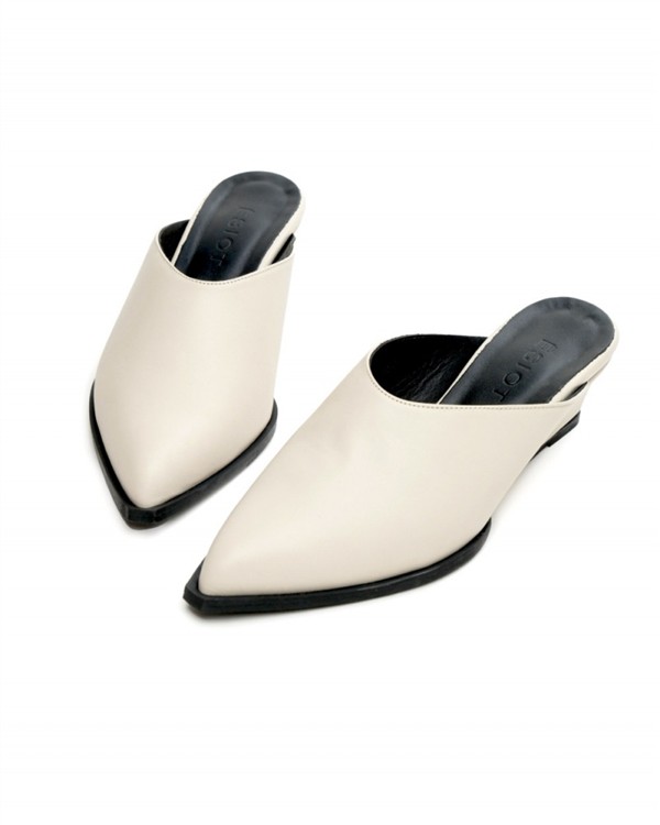 ESIOT PALOMA MULES POINTED IVOIRE