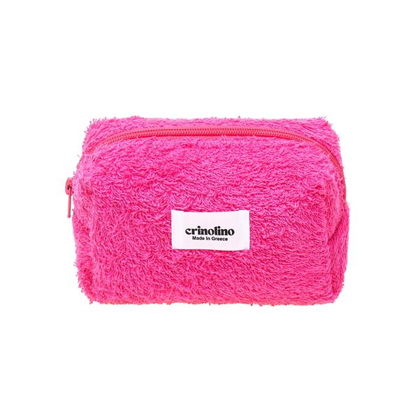 CRINOLINO FUCHSIA TERRY MAKEUP BAG CLASSIC