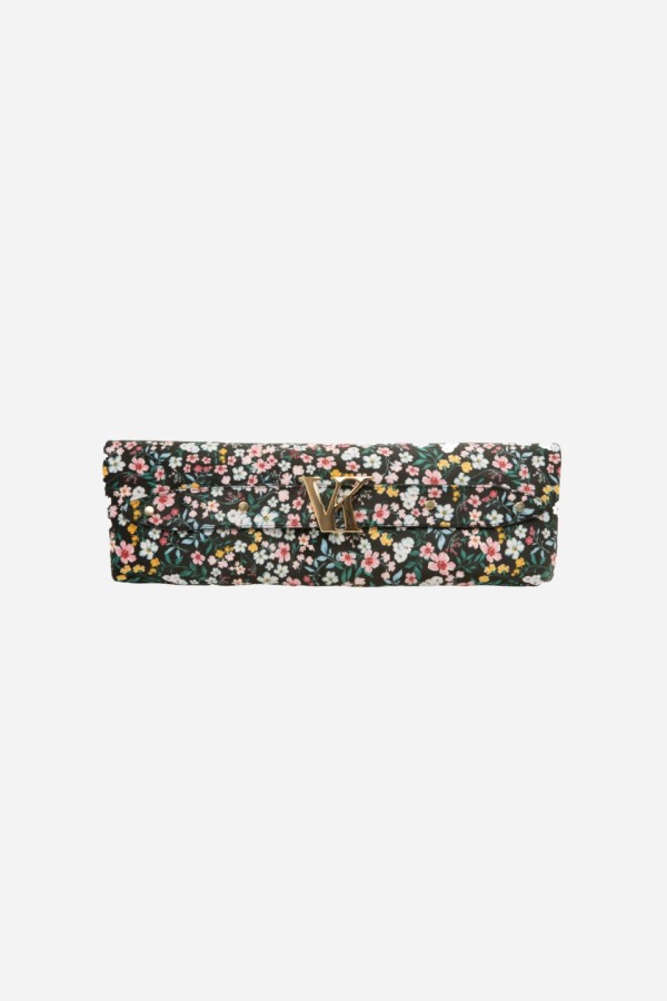 VK FLORAL PRINT LEATHER BAG