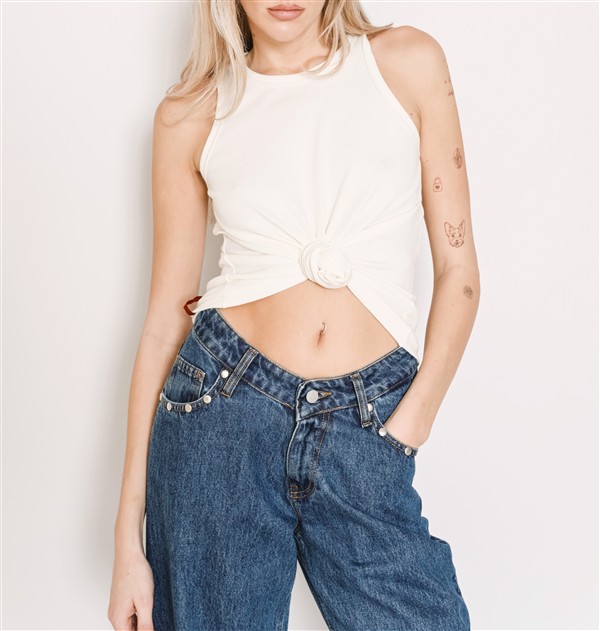 SALT AND PEPPER HANNAH OFF-WHITE
