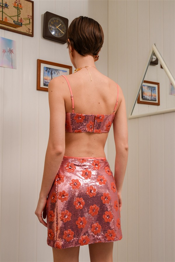 ARPYES HONEYDEW SKIRT PINK