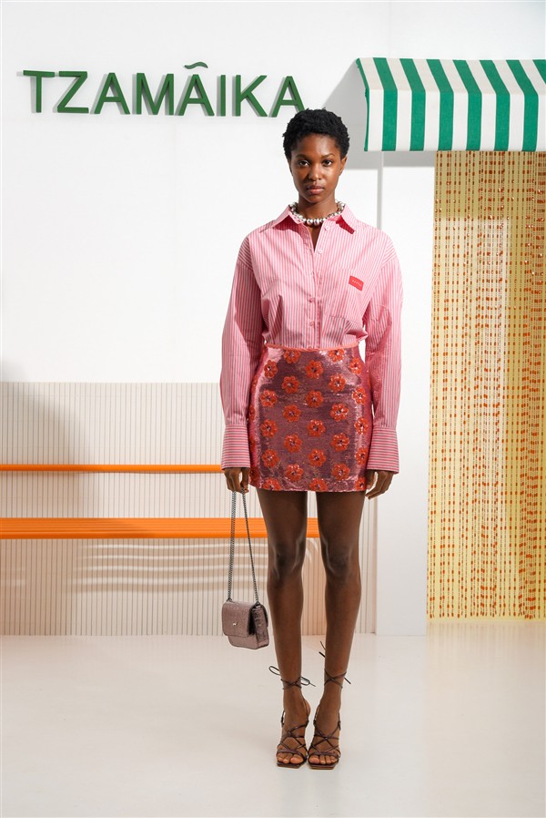 ARPYES HONEYDEW SKIRT PINK