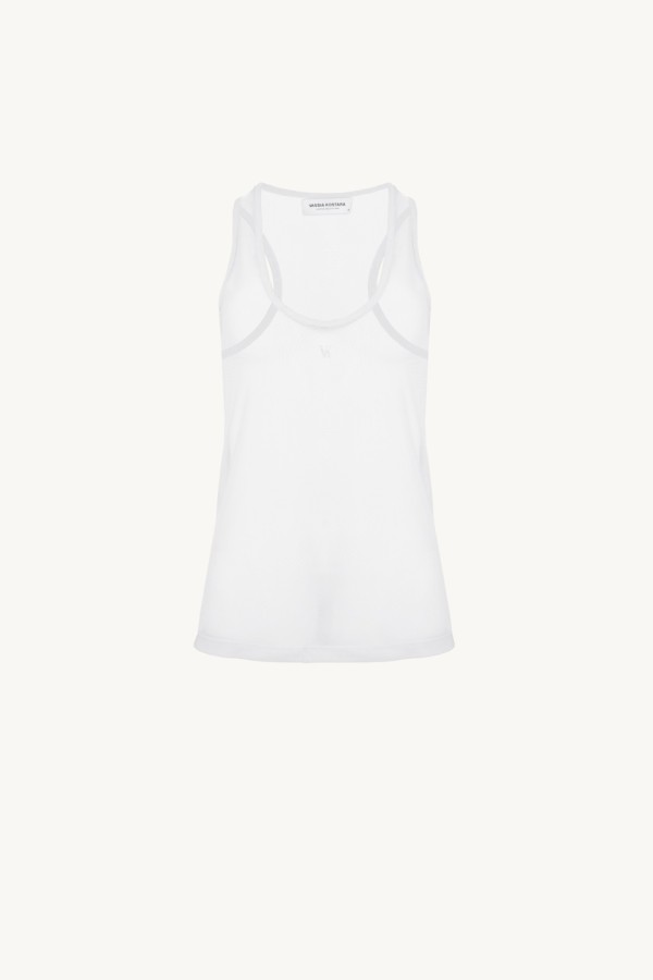 VK ICE WHITE TANK TOP