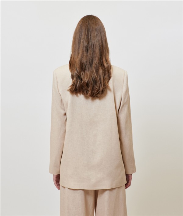 SUNSETGO JOSEFINE BLAZER BEIGE
