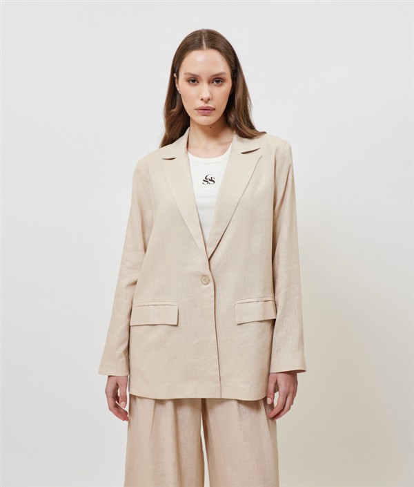 SUNSETGO JOSEFINE BLAZER BEIGE