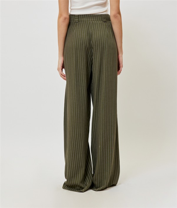 SUNSETGO JOSEFINE PANTS KHAKI STRIPES