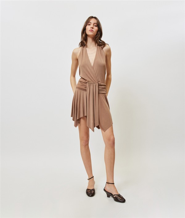 SUNSETGO JULES DRESS CHOCOLATE