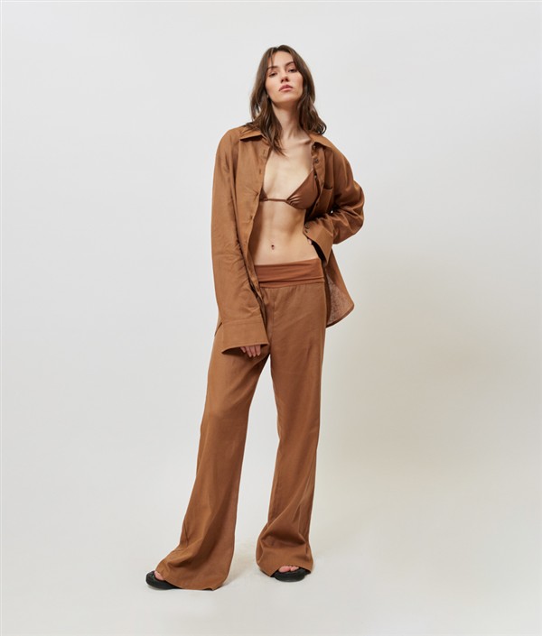 SUNSETGO JULY PANTS CHOCOLATE