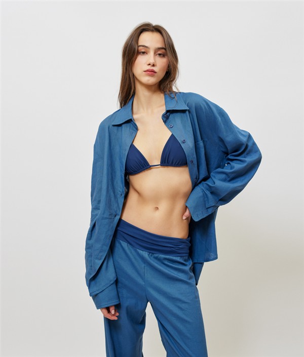 SUNSETGO JULY SHIRT INDIGO