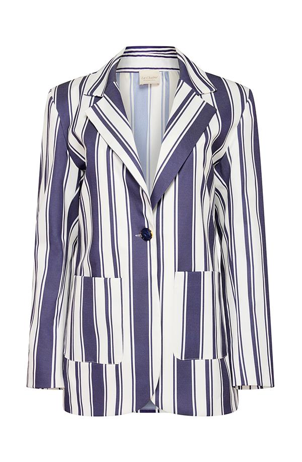 LA CHAINE KARMA BLAZER BLUE
