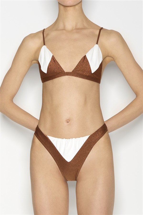 NR KISS BIKINI WHITE/BRONZE