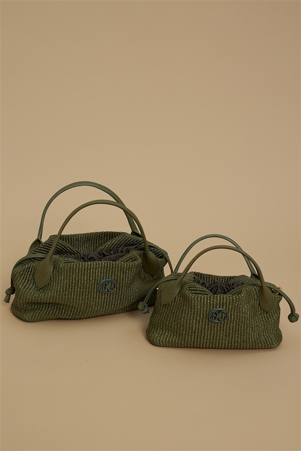 LA CHAINE AELIA MINI BAG KHAKI
