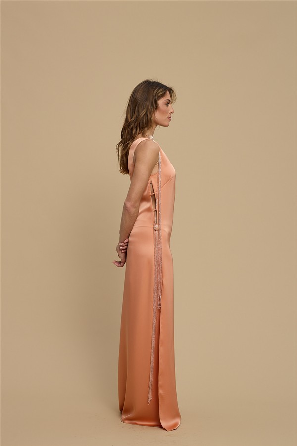 LA CHAINE ALINE DRESS PEACH