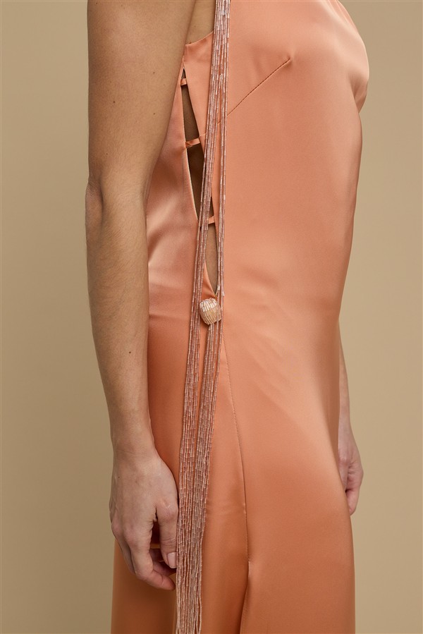 LA CHAINE ALINE DRESS PEACH