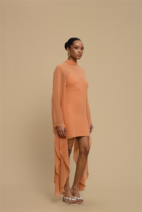 LA CHAINE ALMEA DRESS PEACH