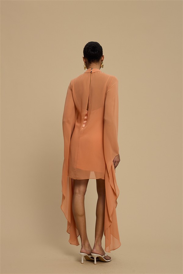LA CHAINE ALMEA DRESS PEACH