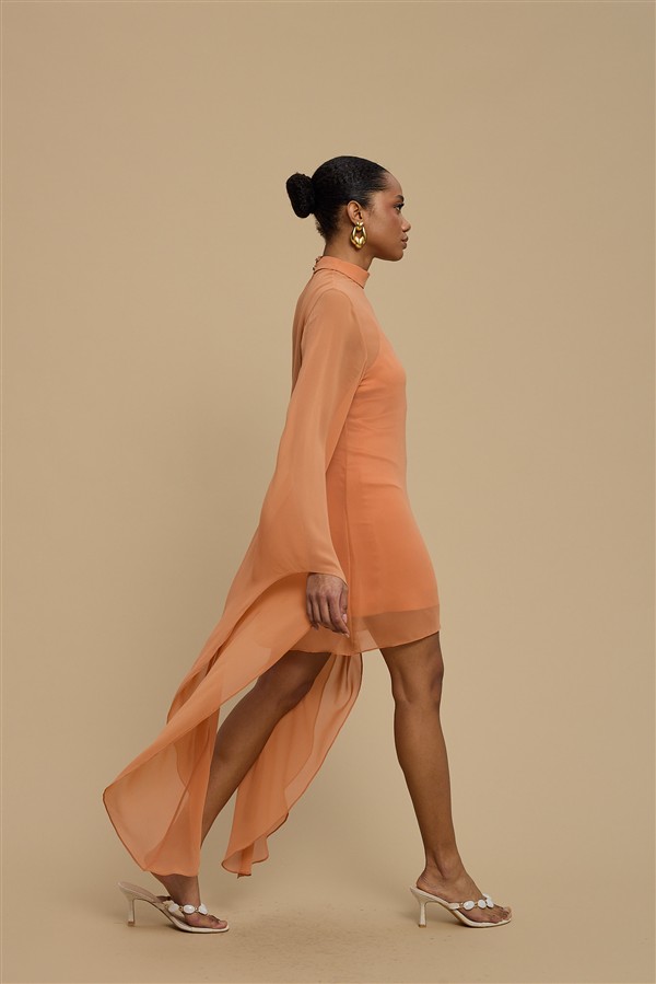 LA CHAINE ALMEA DRESS PEACH