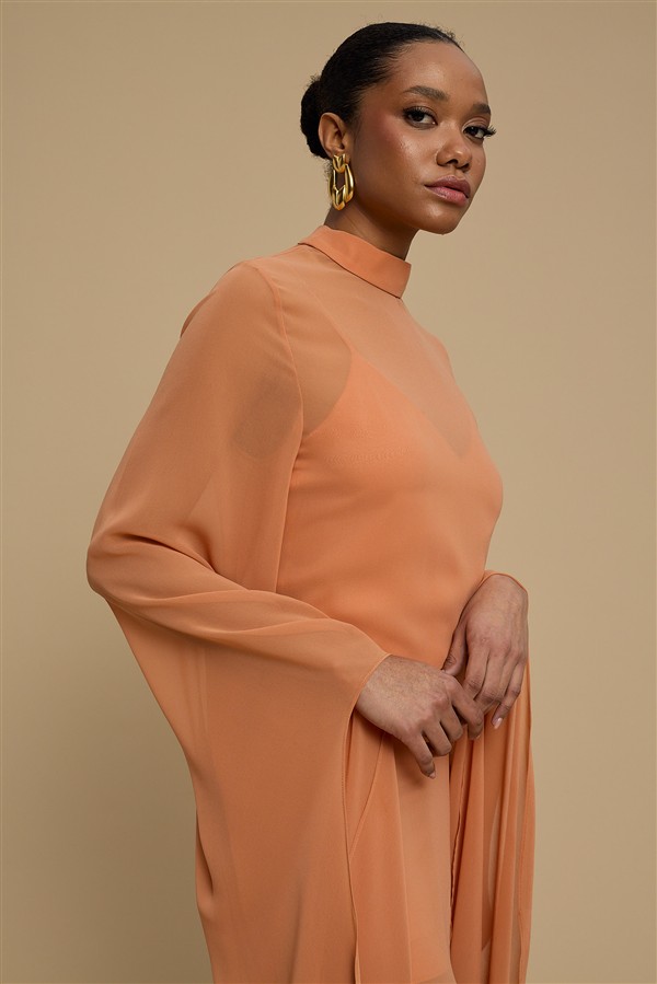 LA CHAINE ALMEA DRESS PEACH