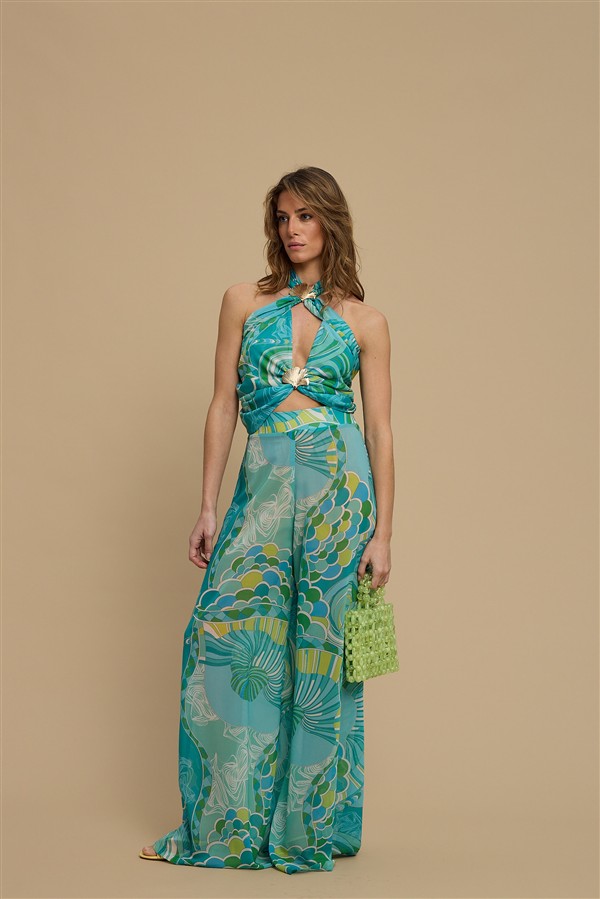 LA CHAINE AMMOUDIA BUSTIER OCEAN MINT