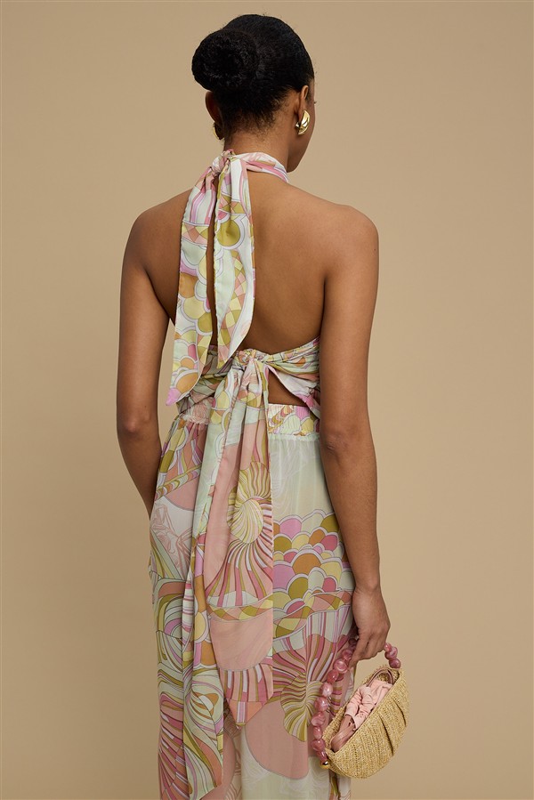 LA CHAINE AMMOUDIA BUSTIER SUNSET NUDE