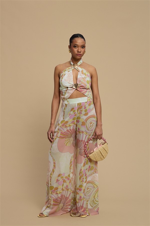 LA CHAINE AMMOUDIA BUSTIER SUNSET NUDE