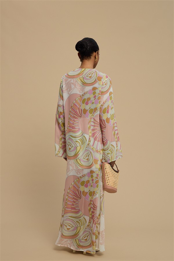 LA CHAINE AMMOUDIA DRESS SUNSET NUDE