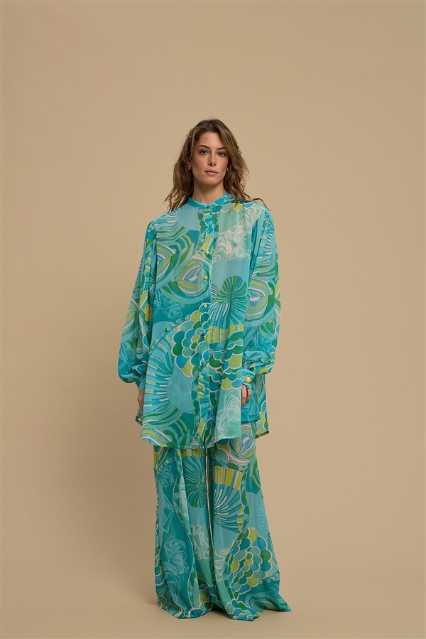 LA CHAINE AMMOUDIA SHIRT OCEAN MINT